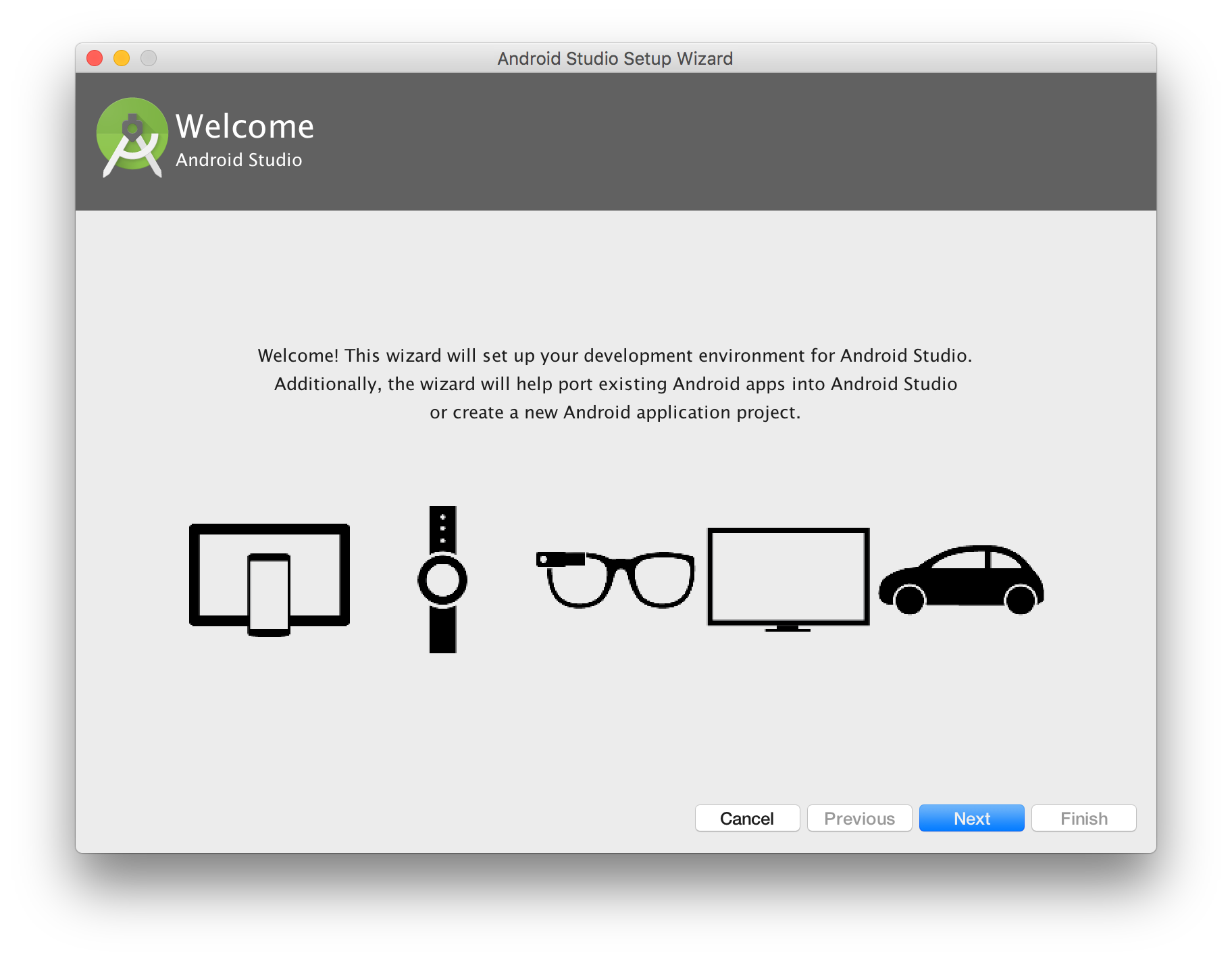Android Studio Setup Wizard