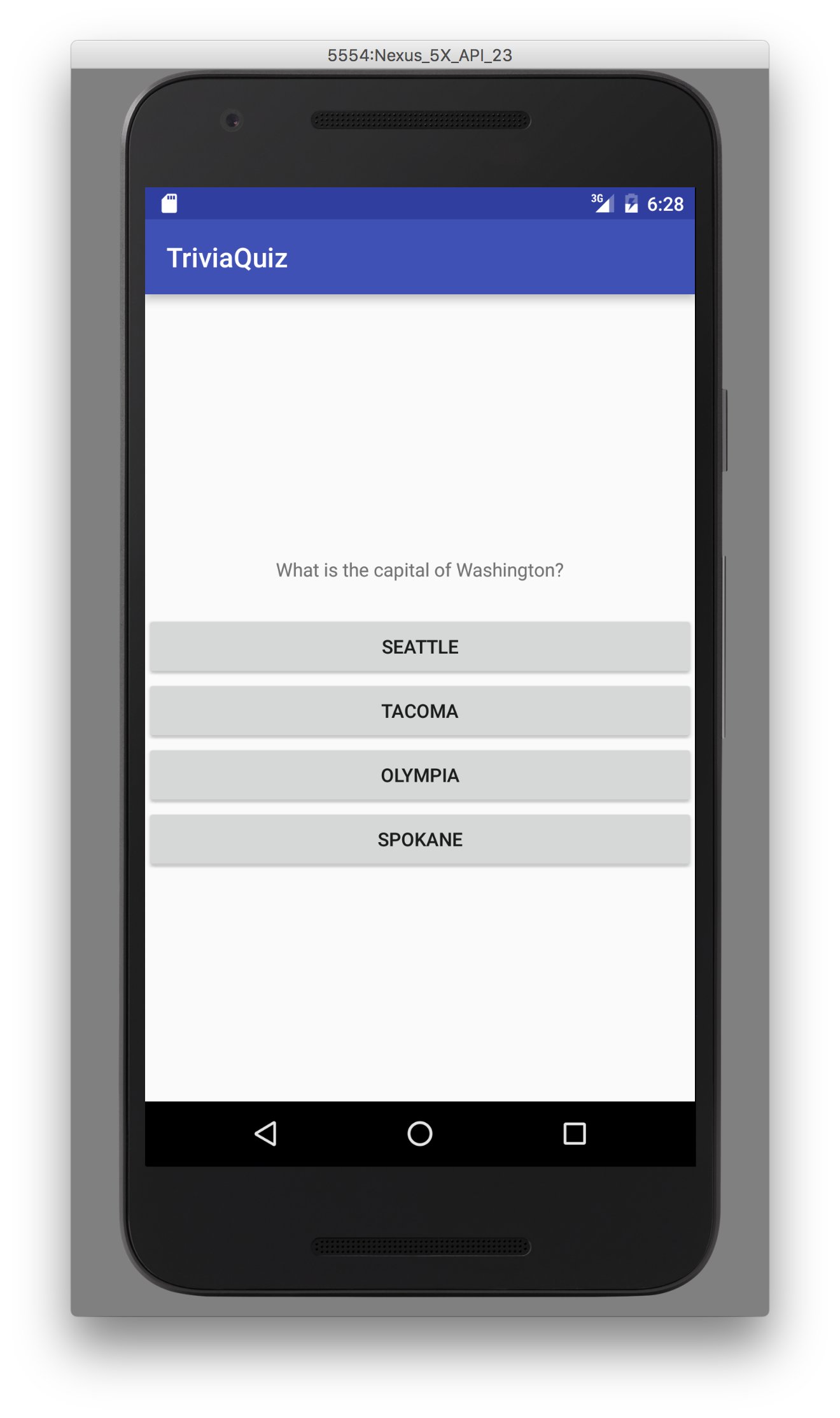 TriviaQuiz
